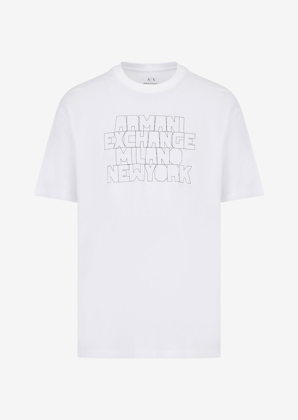 

Футболка стандартного кроя Armani Exchange, белый