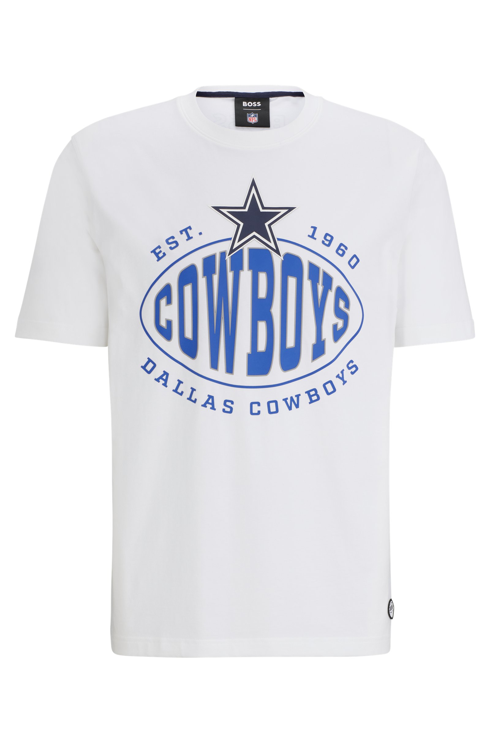 Футболка Boss X Nfl Stretch-cotton Collaborative Branding, Cowboys