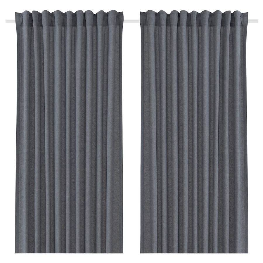

Шторы Ikea Vaxelbruk 140X250 2 шт, синий