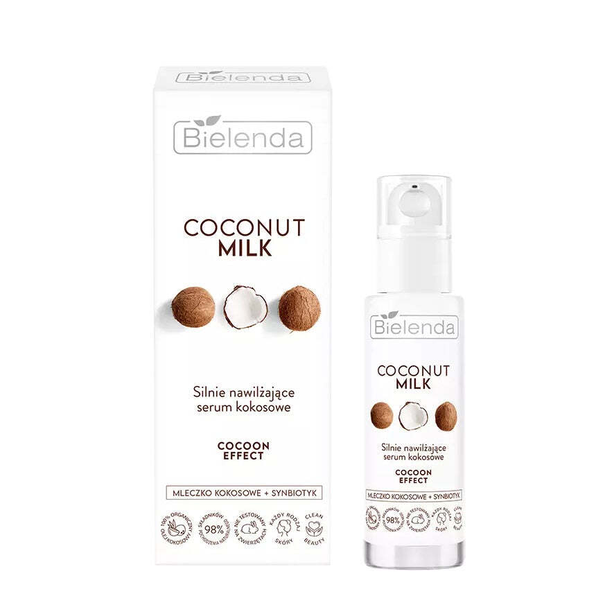 

Bielenda Coconut Milk Cocoon Effect Высокоувлажняющая кокосовая сыворотка 30мл