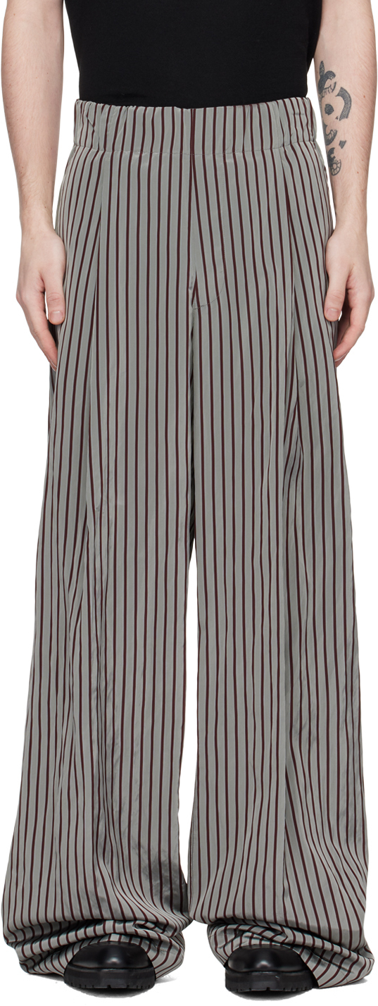 

Серые брюки в полоску Dries Van Noten