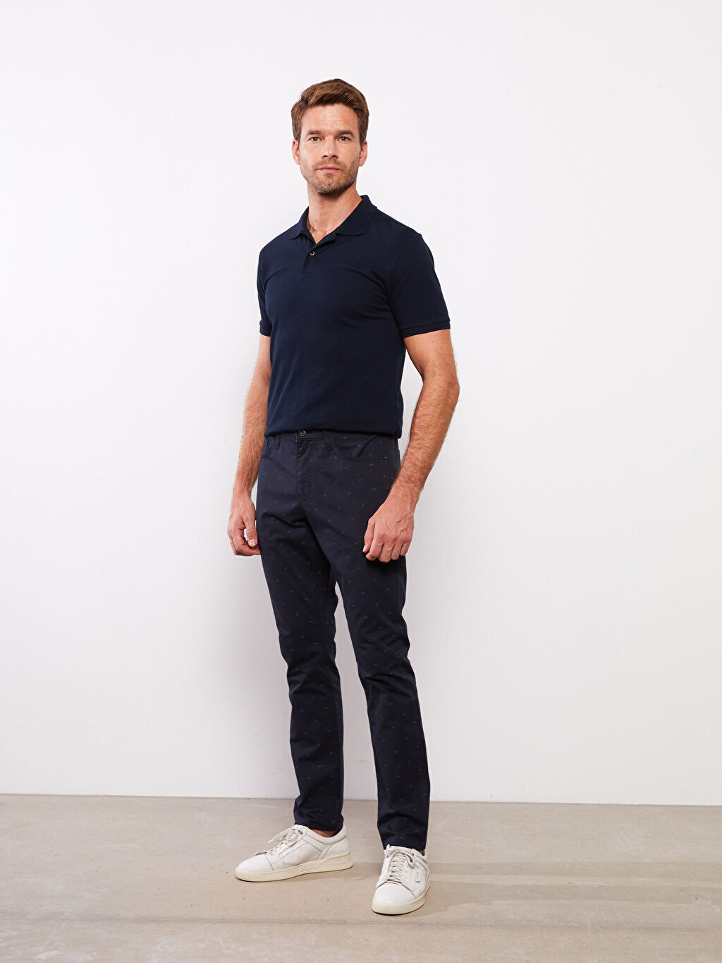 

Мужские брюки Slim Fit из габардина LCW Eco