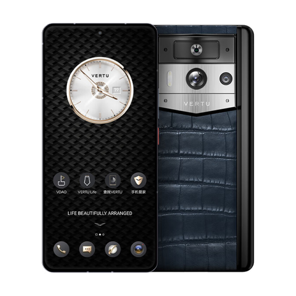 Смартфон Vertu Metavertu 2 Alligator, 12 ГБ/512 ГБ, 2 Nano-SIM,  черный/синий/серебристый