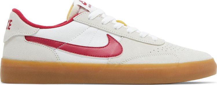 Кроссовки Nike Heritage Vulc SB 'Summit White Cardinal Red', белый