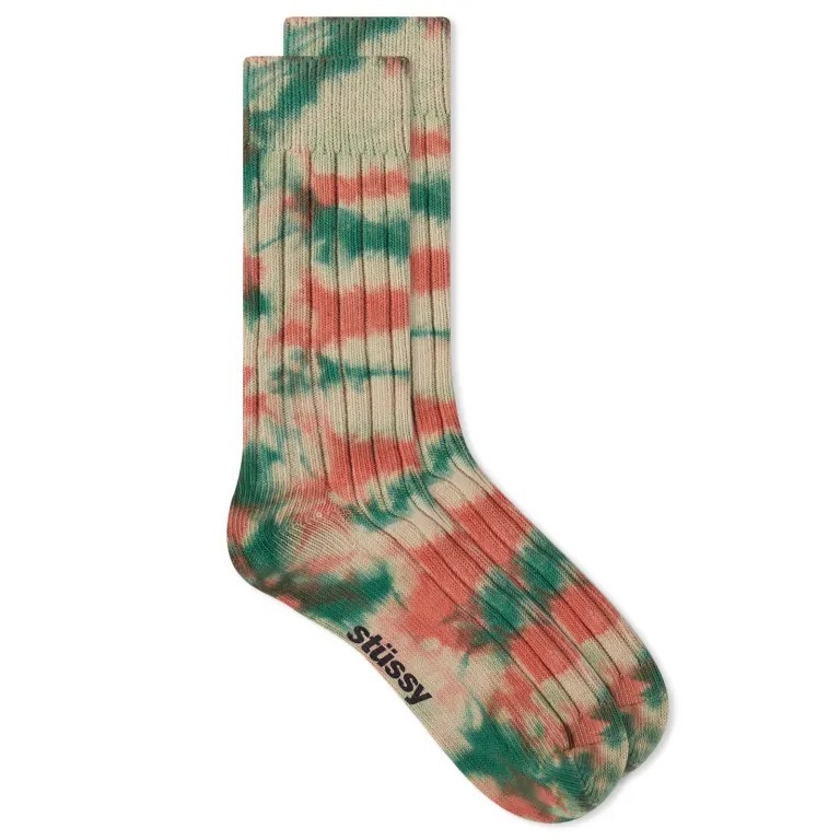 

Носки Stussy Multi Dyed Rib, мультиколор