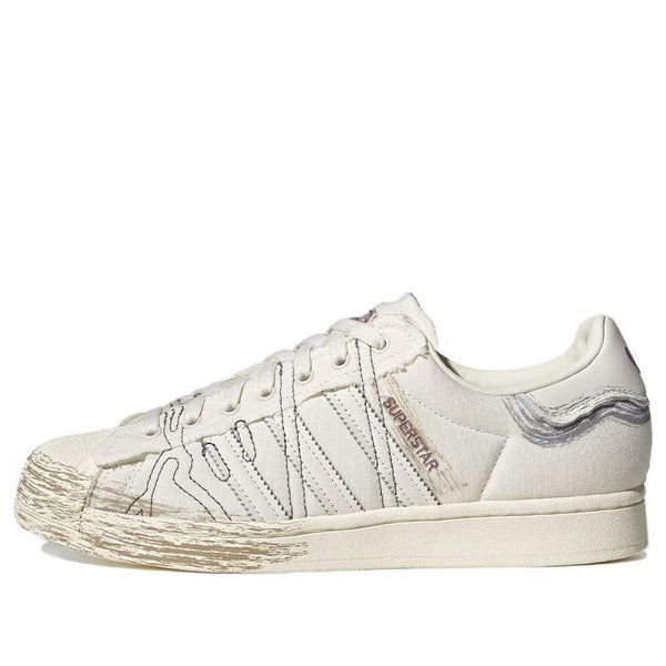 Кроссовки Adidas Superstar 'Creamwhite Gray Brown', Белый кроссовки kinetix basic gray