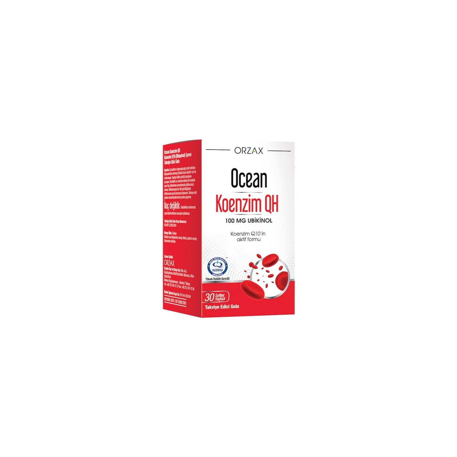 Коэнзим Qh Orzax 100 мг, 30 капсул коэнзим q10 турамин капсулы 0 5г 30шт