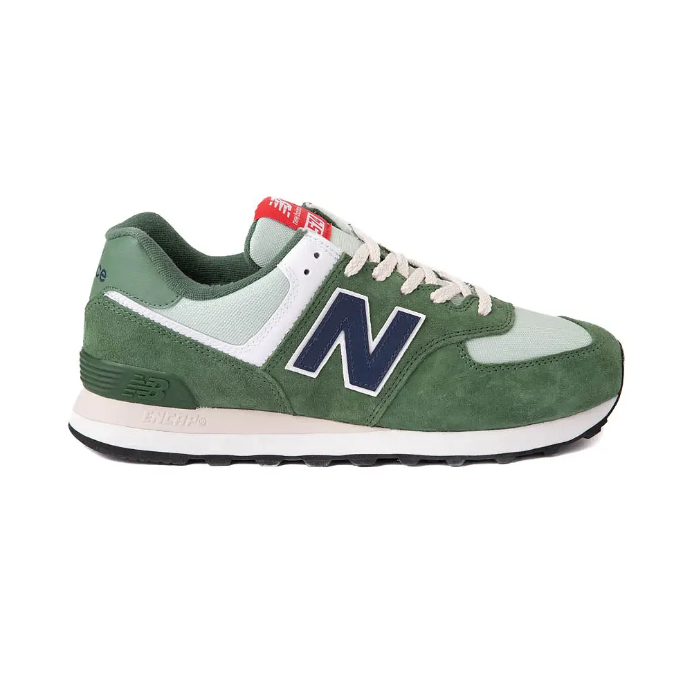 

Кроссовки New Balance 574, зеленый/темно-синий