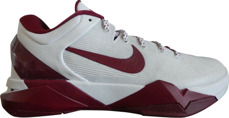 

Кроссовки Nike Zoom Kobe 7 System TB 'White Maroon', белый