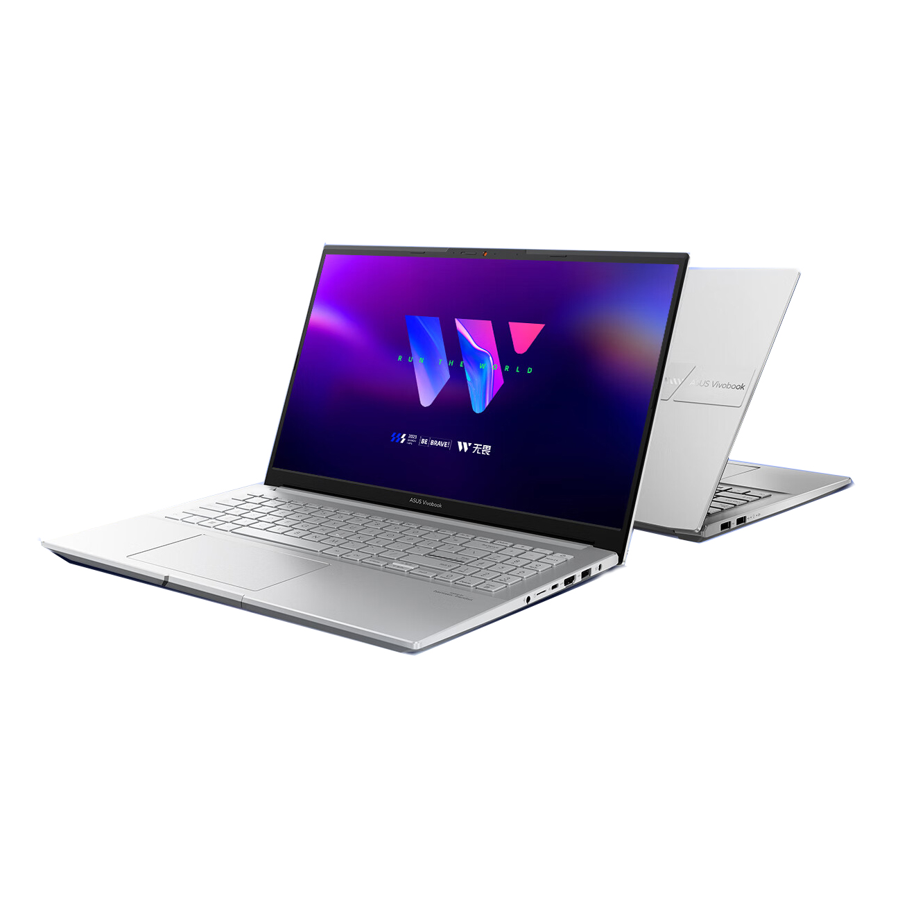 Ноутбук Asus Vivobook Pro 15 2023, 15.6, 16Гб/1Тб, R9-7940H, RTX4060, серебристый, английская клавиатура ноутбук asus vivobook 16 x1605za mb368 90nb0za3 m00kj0 16