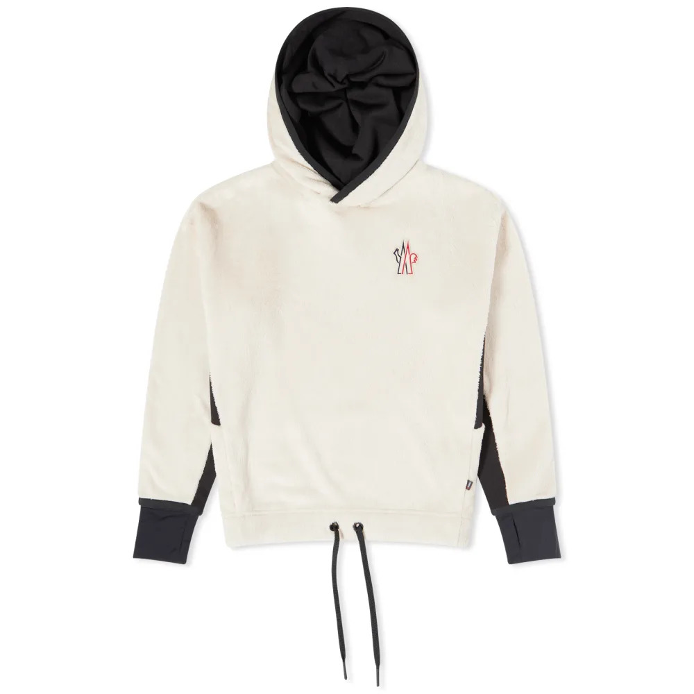

Толстовка Moncler Grenoble Fleece Hood, бежевый/черный
