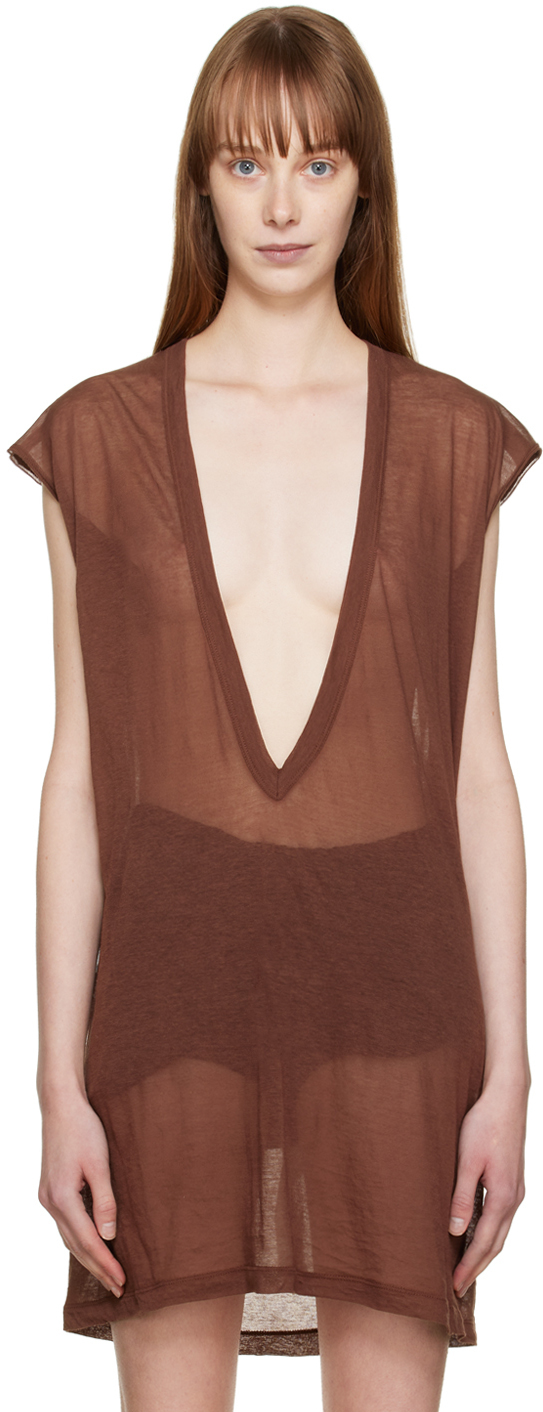 

Коричневая футболка Unstable Dylan Rick Owens