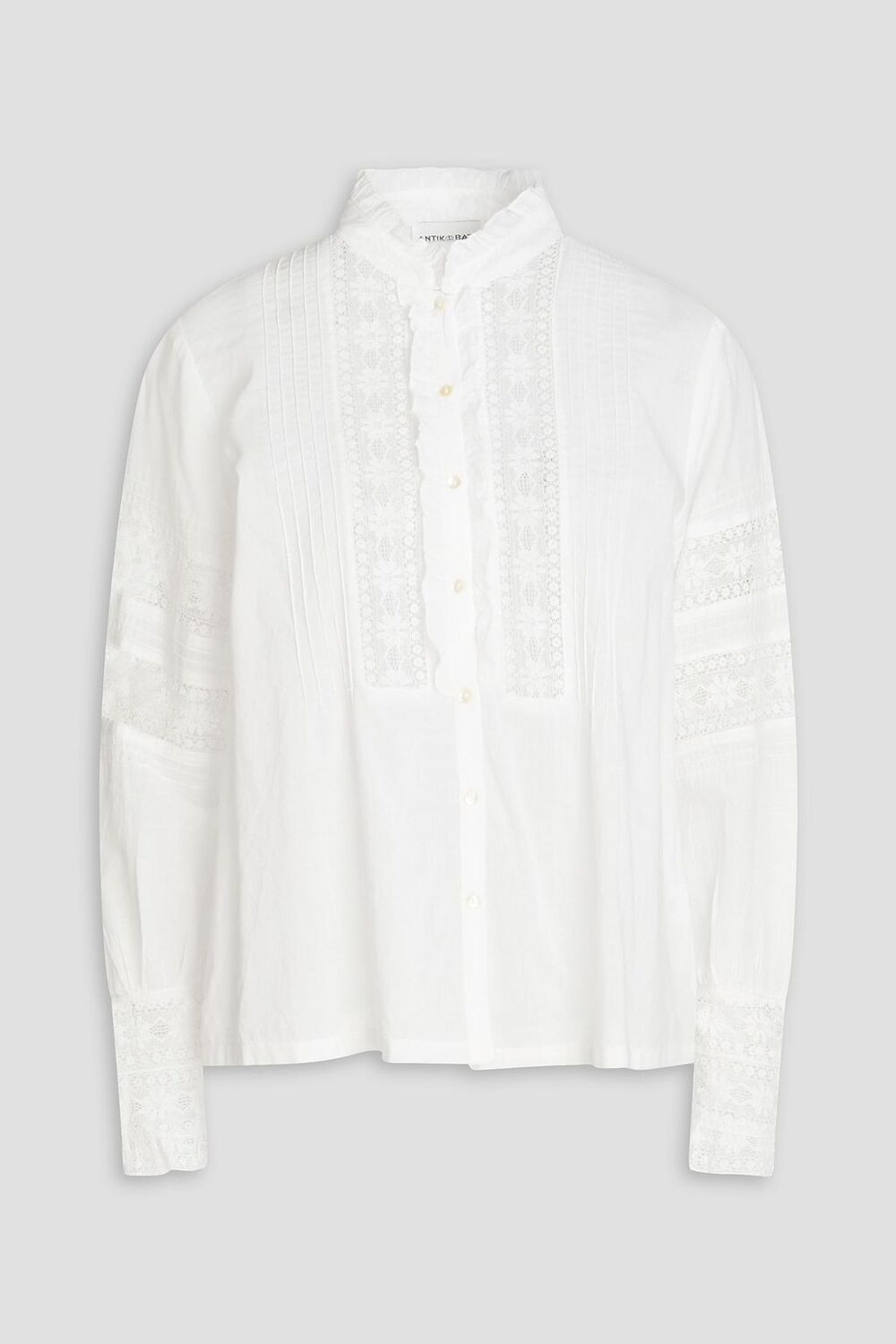 

Хлопковый топ Davina с кружевной отделкой ANTIK BATIK, белый