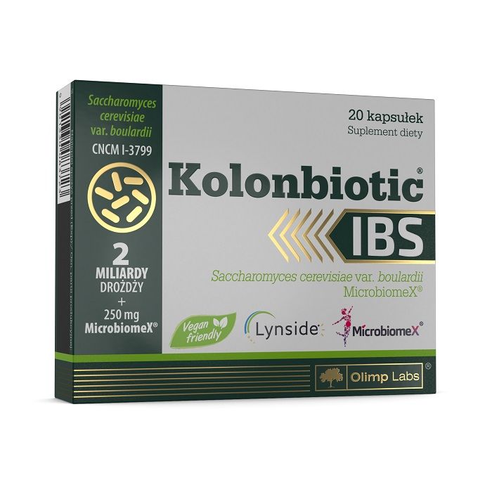 Препарат, поддерживающий функцию кишечника Olimp Kolonbiotic IBS, 20 шт препарат поддерживающий функцию кишечника aboca colilen ibs kapsułki 60 шт