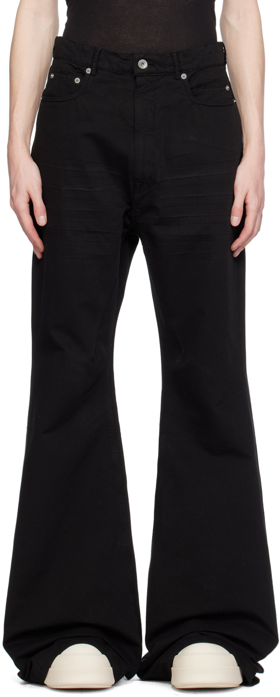 

Черные брюки из болана Rick Owens Drkshdw