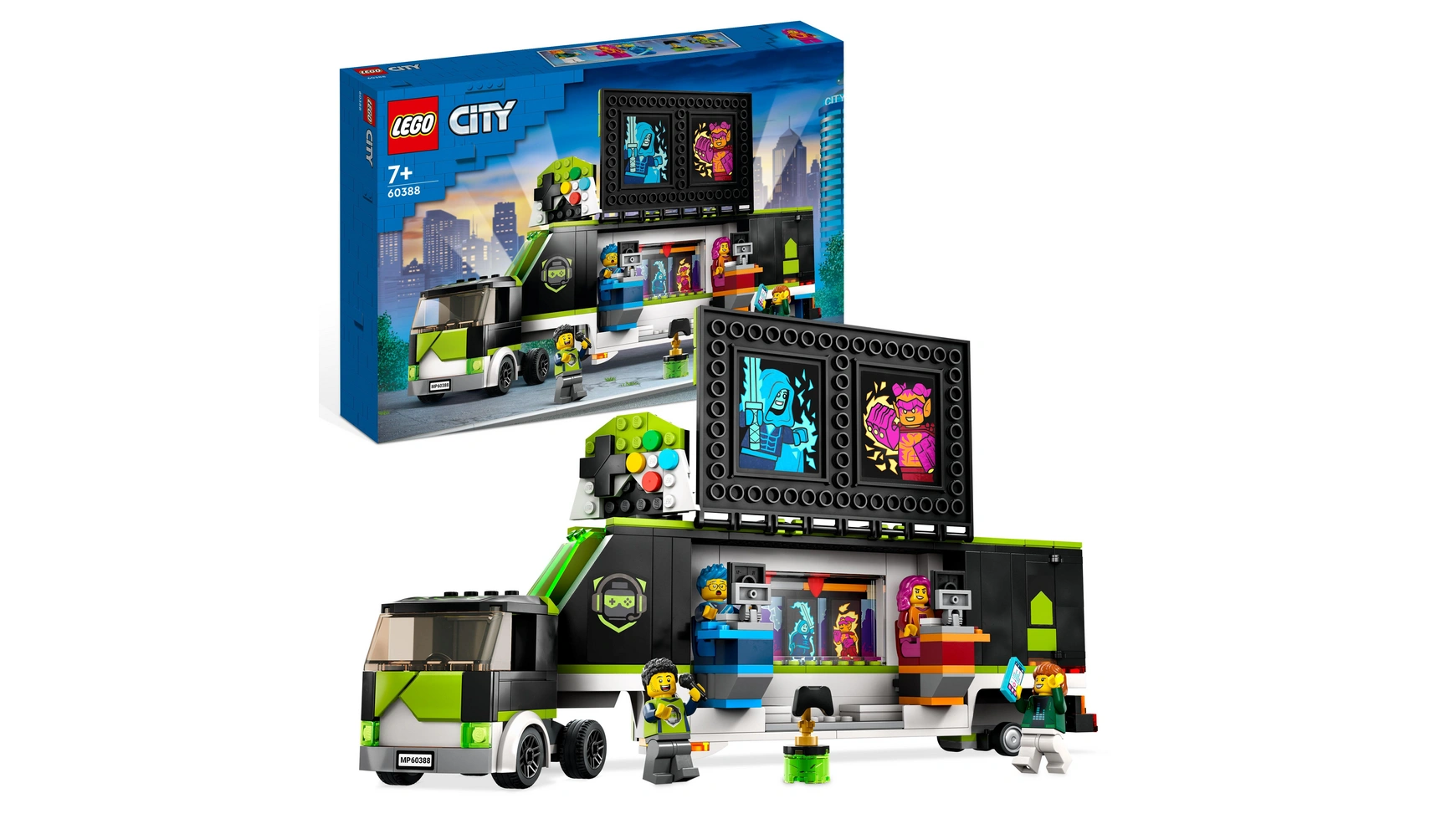 Lego City Игровой турнирный грузовик конструктор lego city грузовик для переработки отходов 60386