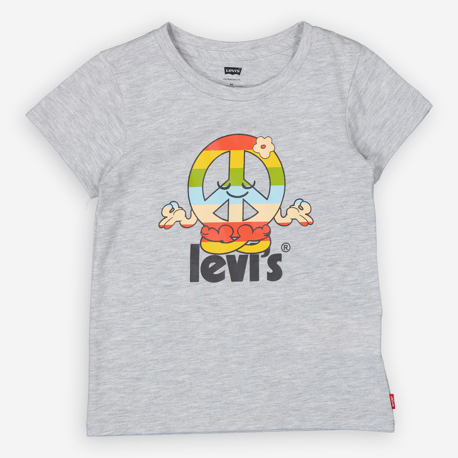 

Серая футболка с логотипом Levis