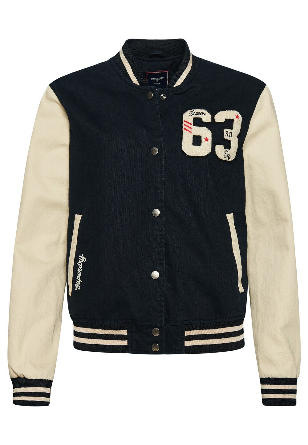 

Межсезонная куртка Superdry Vintage Varsity, светло-синий