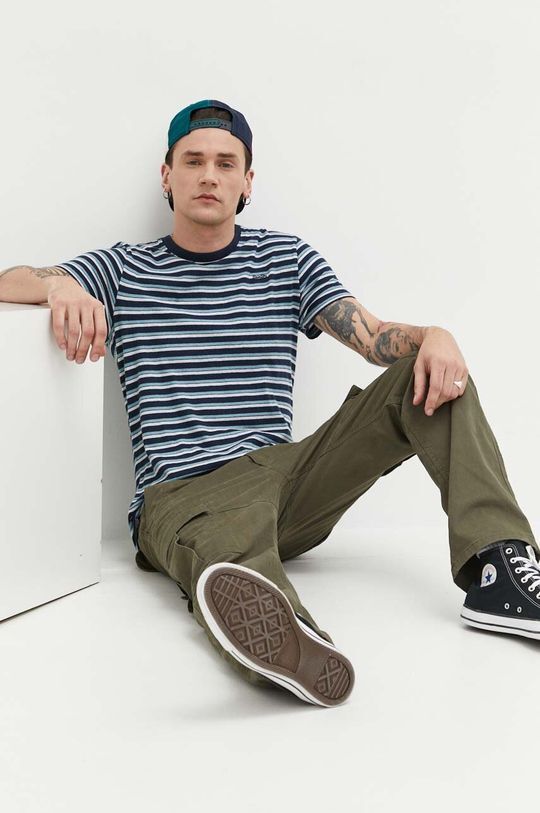 

Хлопковая футболка Superdry, синий