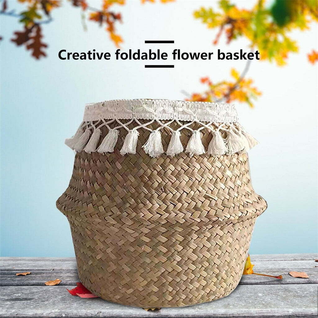 

Плетеный цветочный горшок из ротанга Pot Wicker Gardens, зеленый