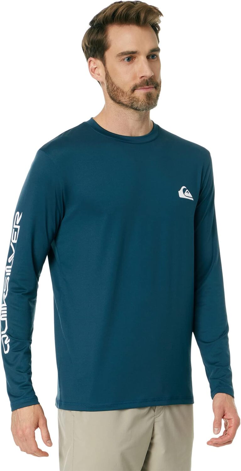 

Футболка для серфинга Omni Session с длинными рукавами Quiksilver, цвет Midnight Navy