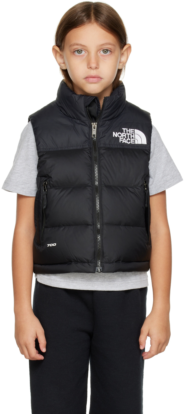 

Kids Black Down 1996 Retro Nuptse Big Kids Жилет The North Face Kids