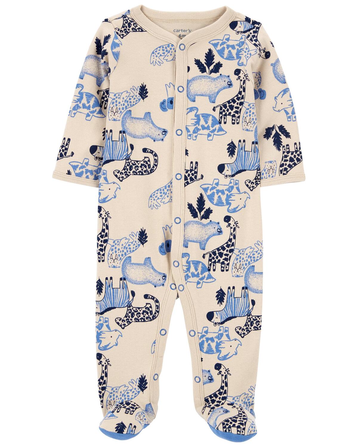 

Baby Safari Snap-Up Cotton Sleep & Play Carter's, мультиколор
