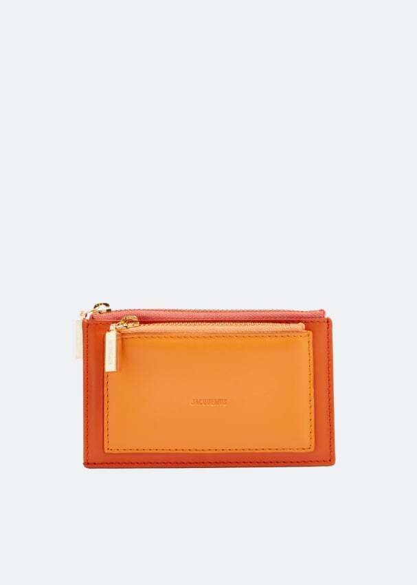 

Кошелек JACQUEMUS Le carre rectangle wallet, оранжевый