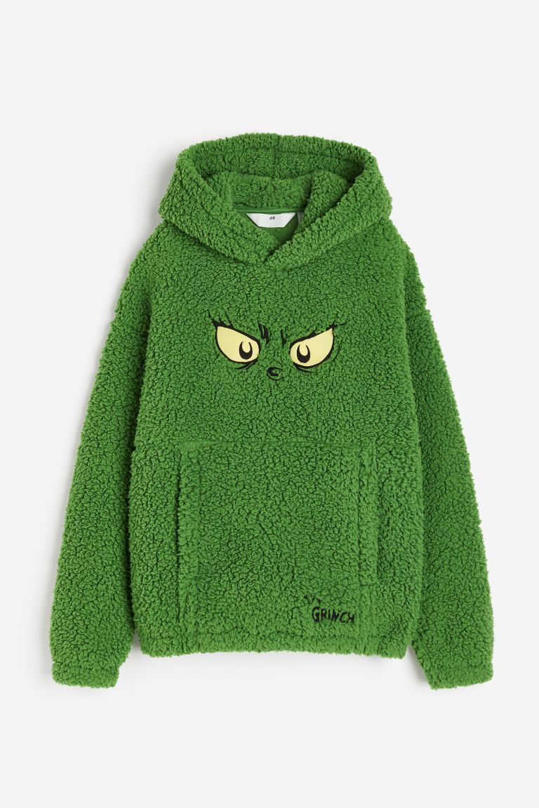 

Толстовка H&M x The Grinch Pile, зеленый