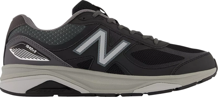 Кроссовки New Balance 1540v3 2E Wide 'Black Castlerock', черный - фото