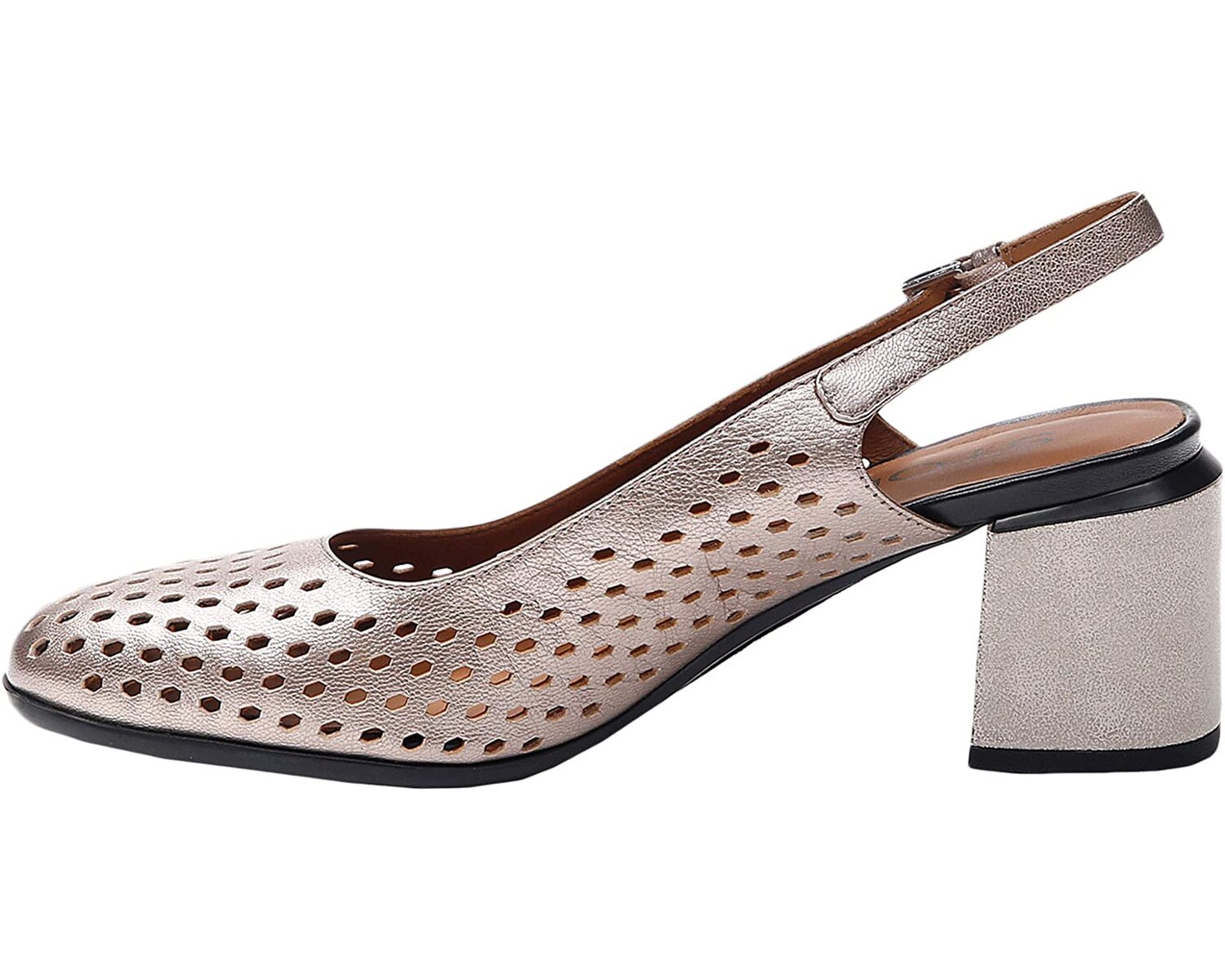 

Туфли на каблуках Bridget 7 Laminated Lth Stonefly, металл физз
