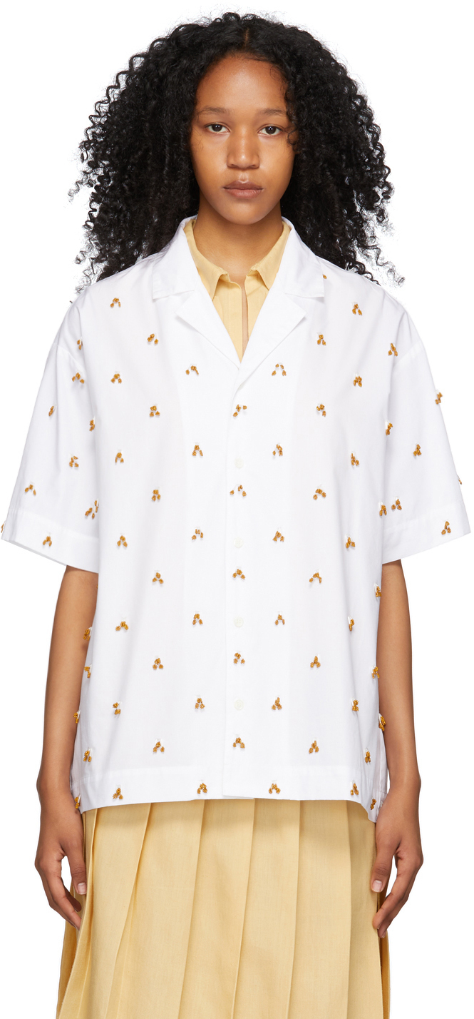 

Белая рубашка с коротким рукавом 'La Chemise Jean' Jacquemus