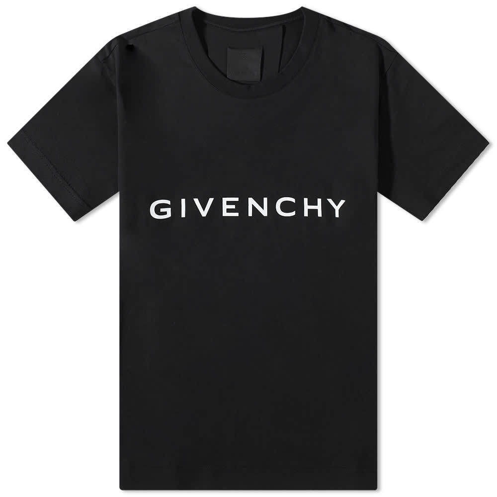 

Футболка Givenchy Logo Tee, Черный