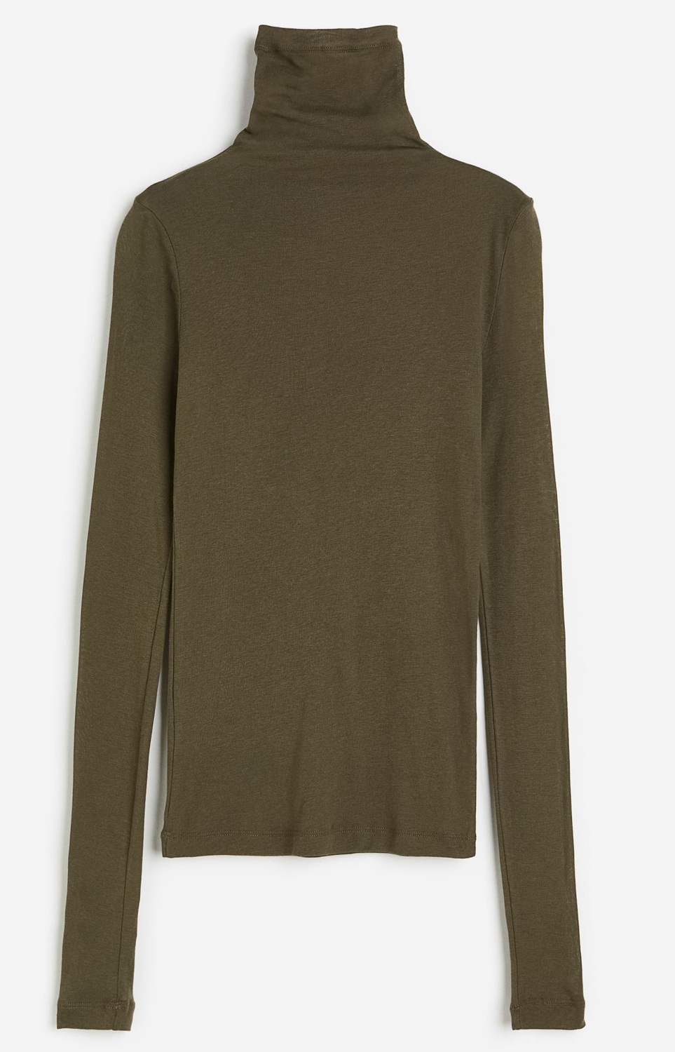 

Водолазка H&M Pima Cotton, темно-зеленый