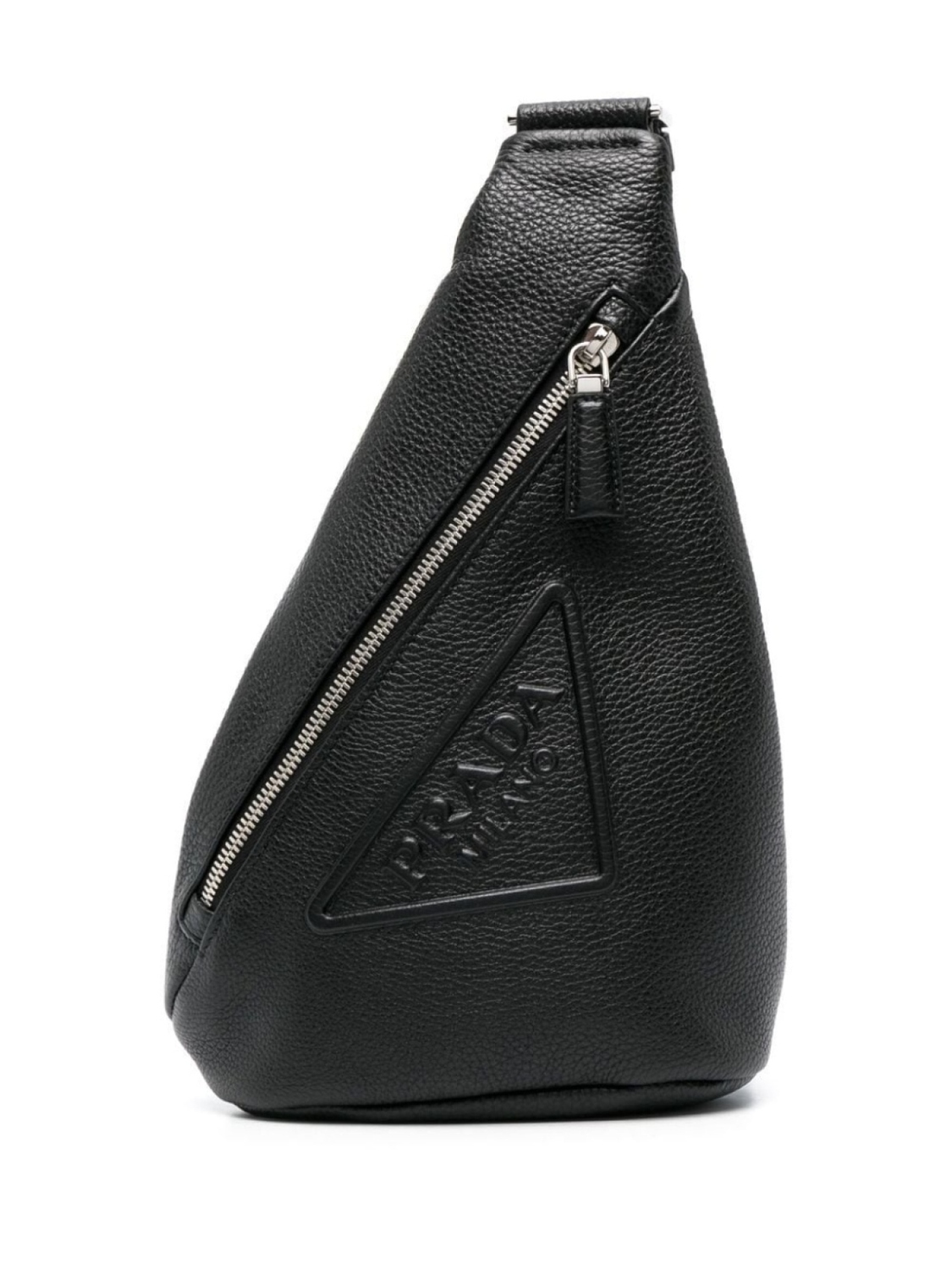 

Рюкзак Cross с тисненым логотипом Prada, черный