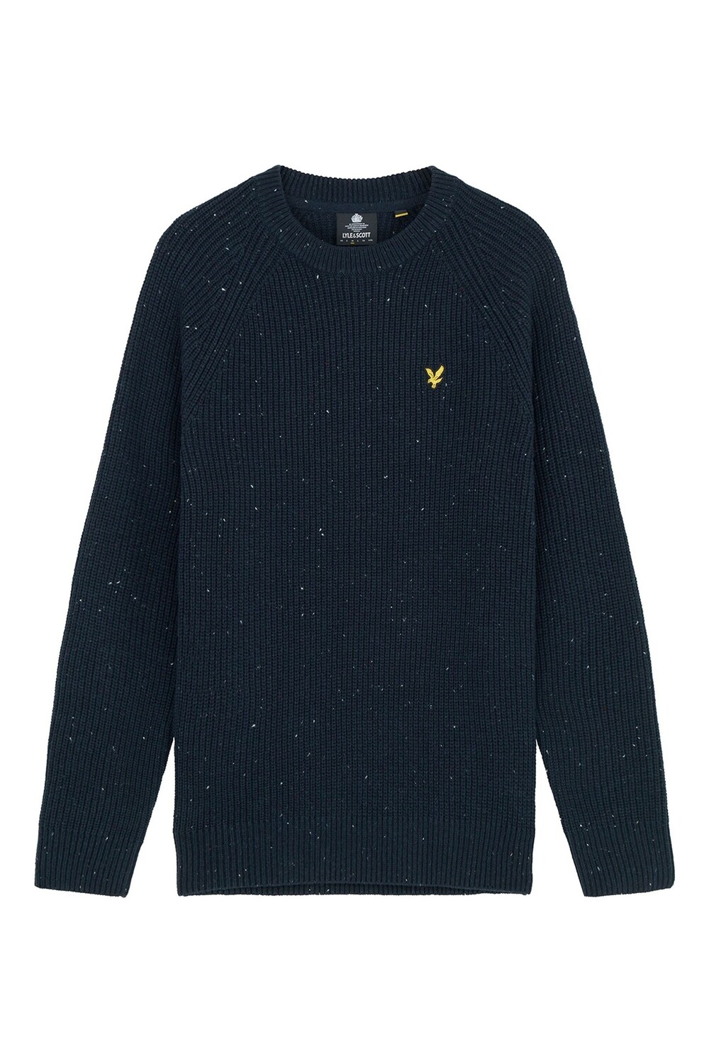 

Свитер в рубчик в крапинку Lyle & Scott, синий