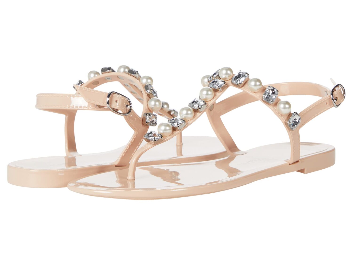 

Сандалии Stuart Weitzman, Goldie Crystal Jelly
