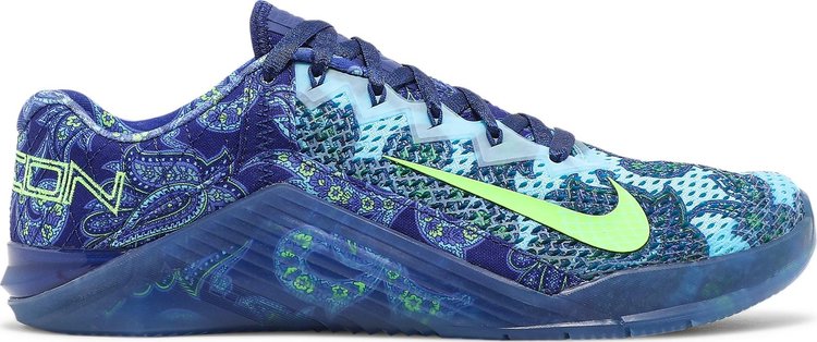 Кроссовки Nike Metcon 6 AMP 'Paisley', синий - фото