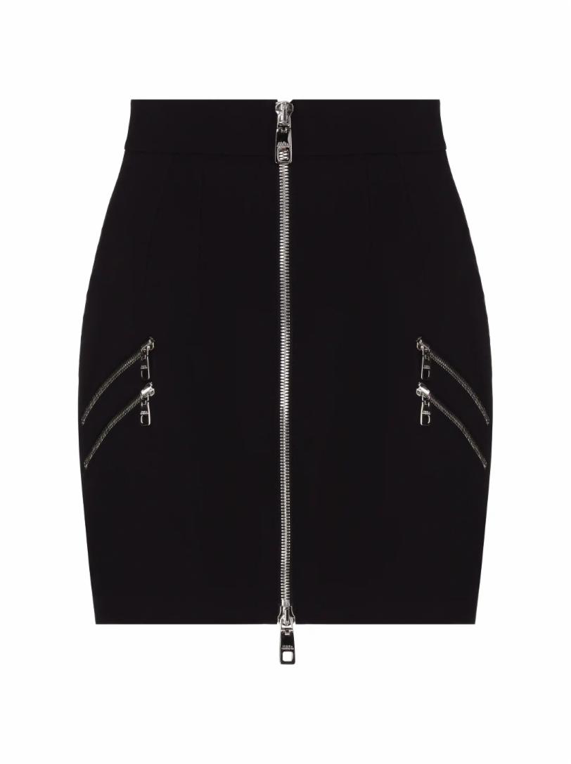 Мини-юбка с молниями Dolce&Gabbana юбка stradivarius на молнии 38 размер