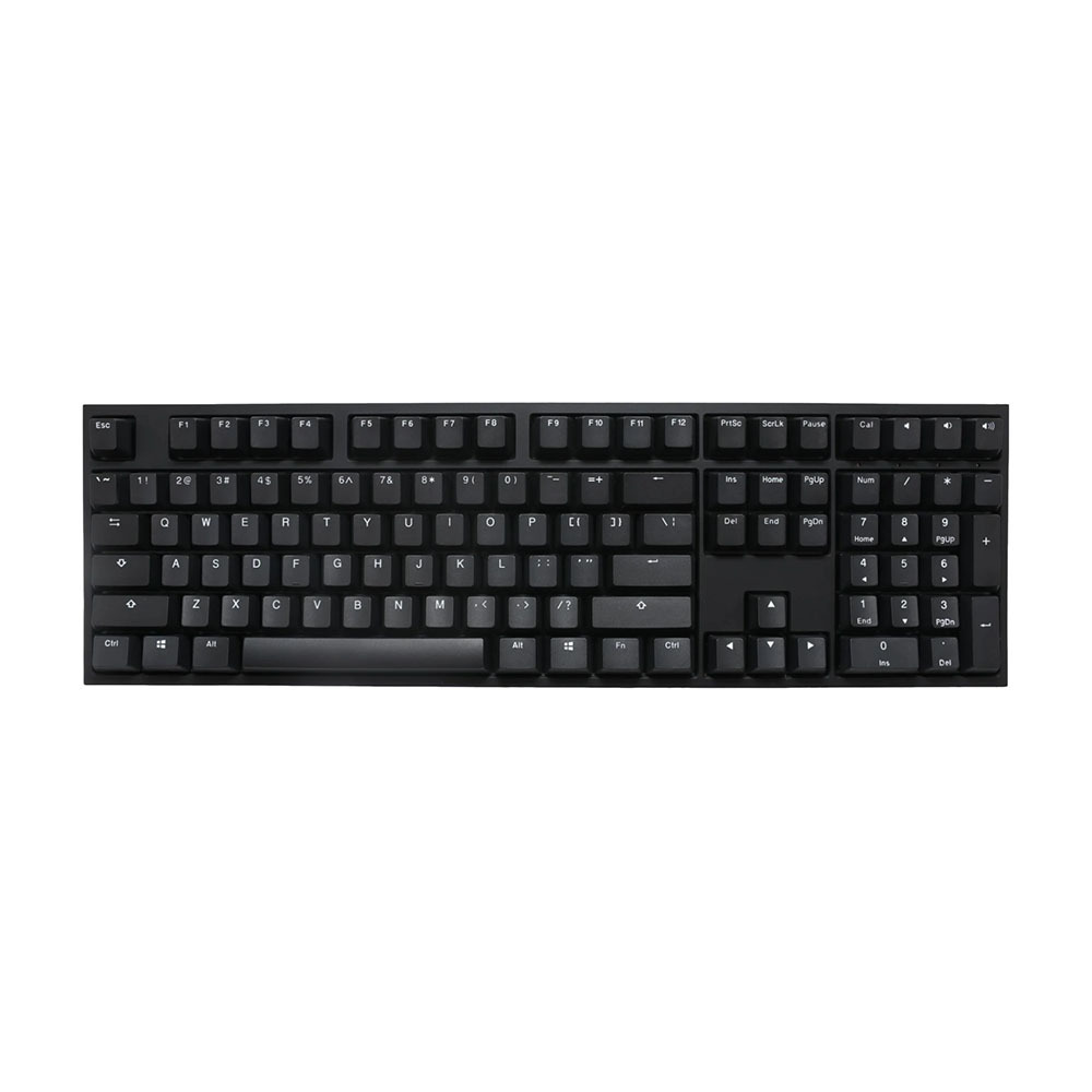 

Клавиатура игровая Ducky One 2 Phantom, Cherry MX Silver, черный, английская раскладка