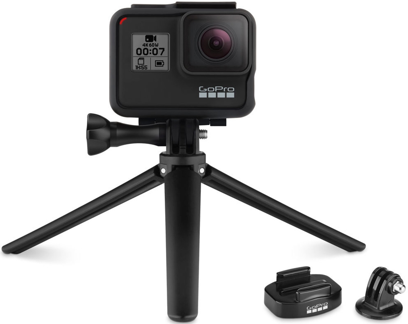 Штатив - мини GoPro Tripod для камеры, черный мини штатив hama alu 2809