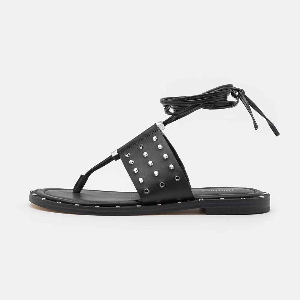 

Сандалии Michael Kors Jagger Flat T-bar, черный