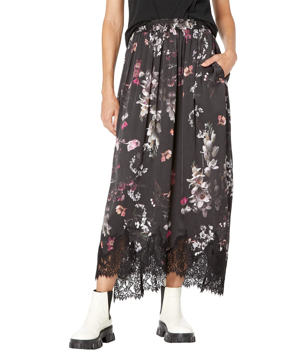 

Юбка AllSaints, Saz Silvuis Skirt