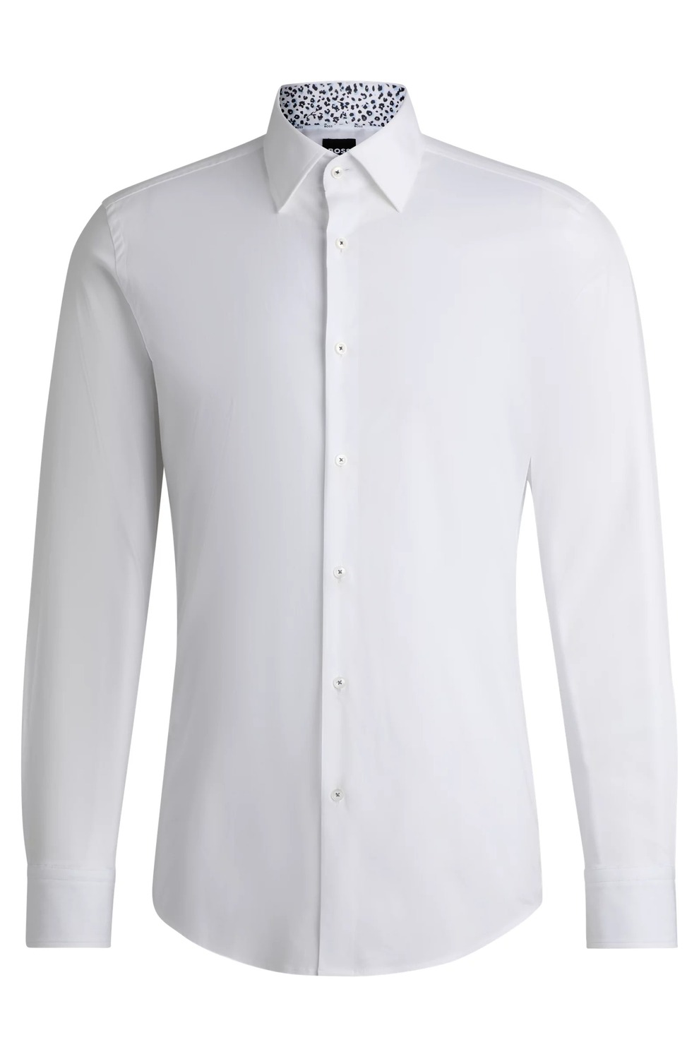 

Рубашка Boss Slim-fit In Easy-iron Stretch-cotton Poplin, белый