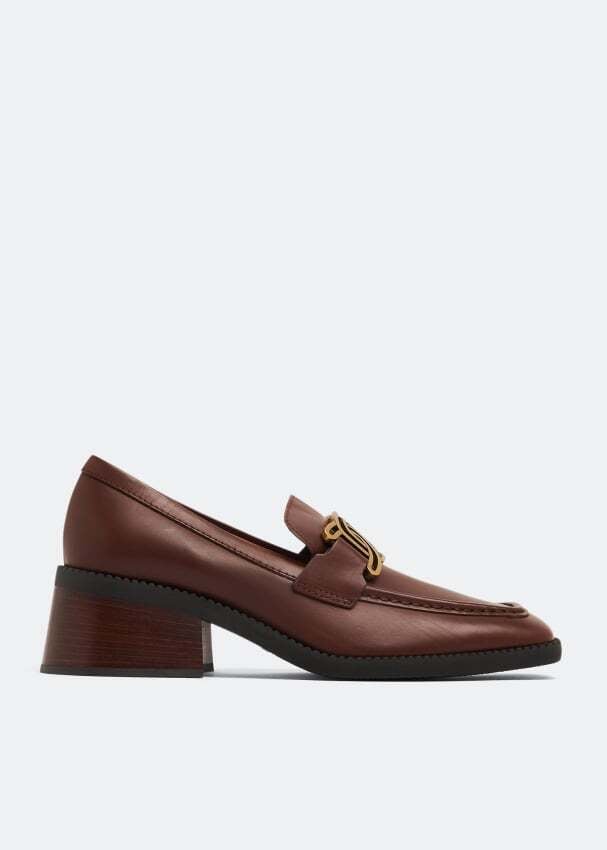 

Лоферы TOD'S Kate leather loafers, коричневый