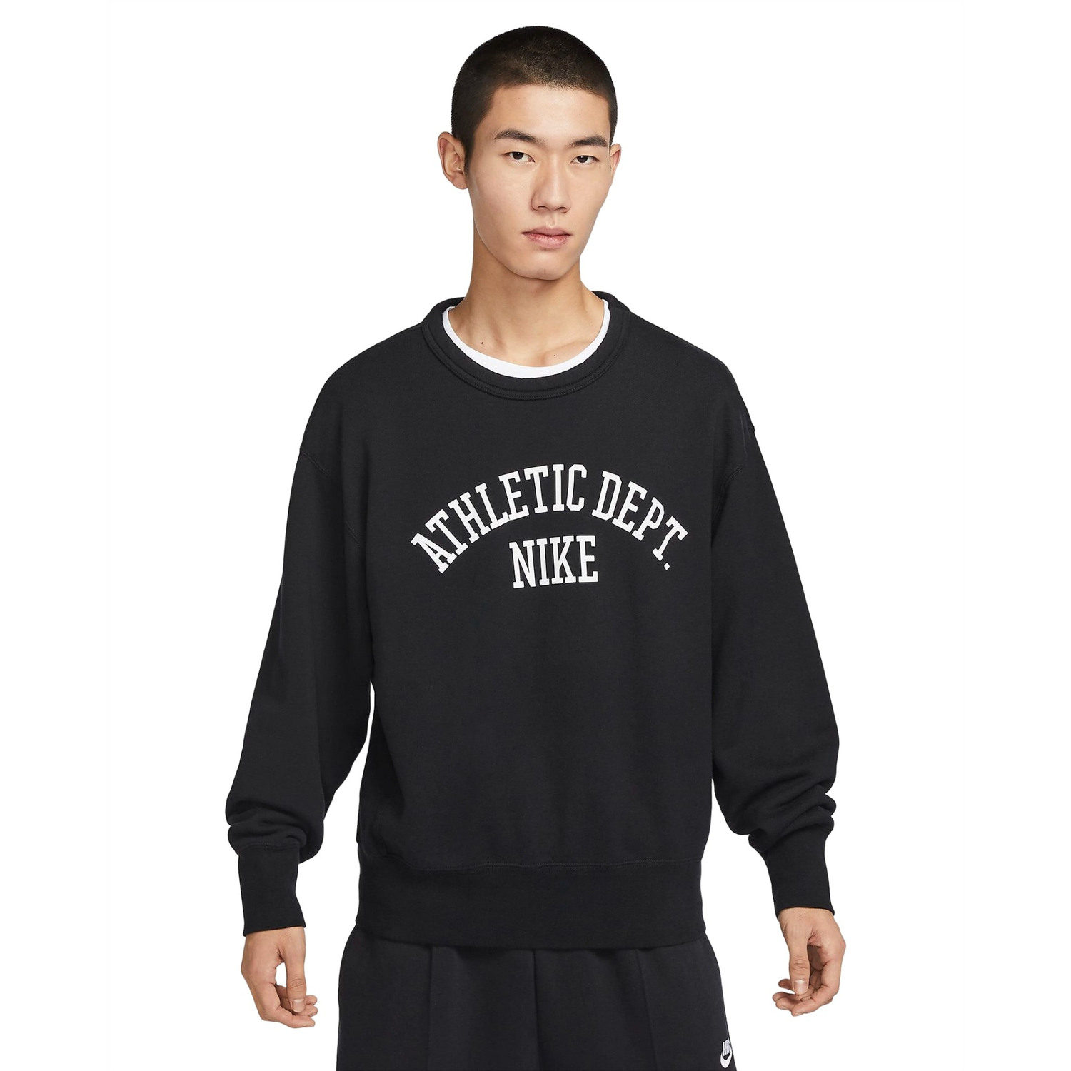 

Свитшот Nike Sportswear Trend Fleece, черный/белый