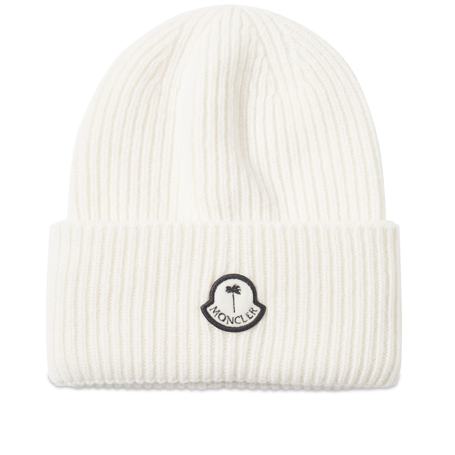 

Шапка Moncler Genius X Palm Angels Beanie, белый