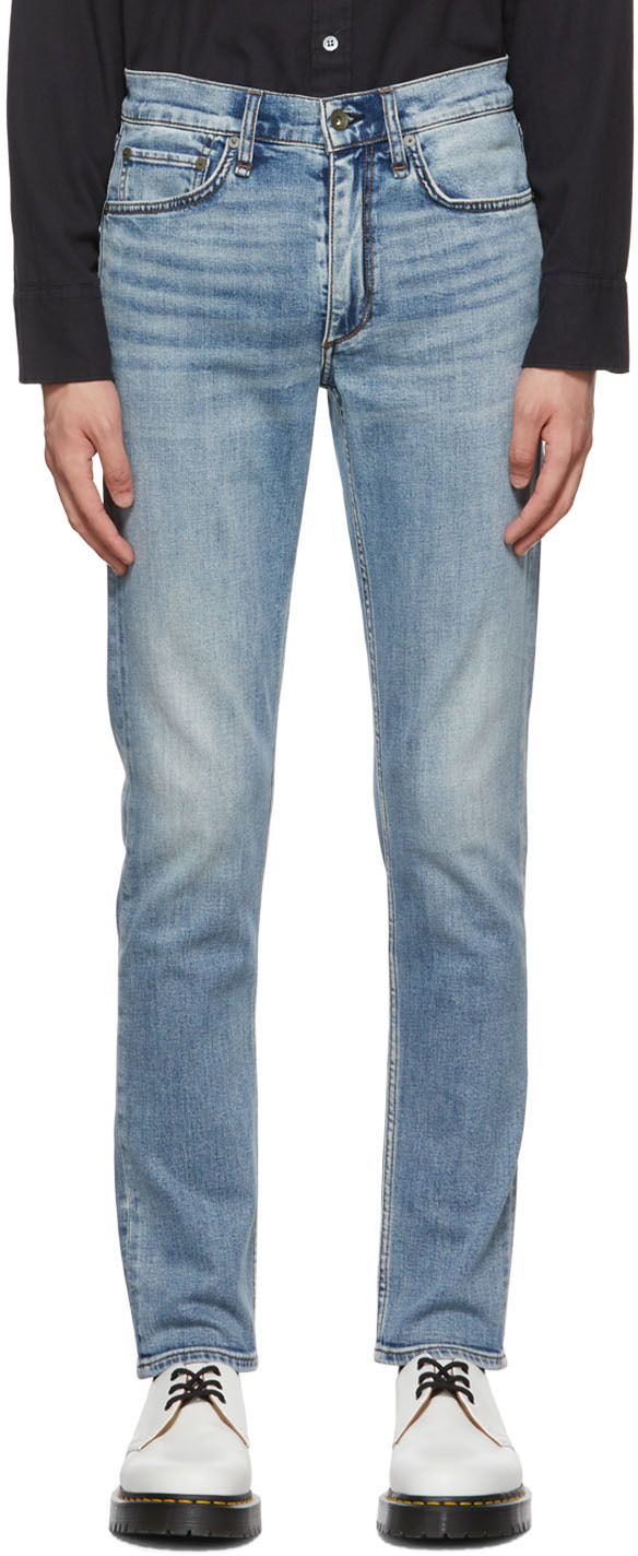 

Синие джинсы скинни 2 rag & bone
