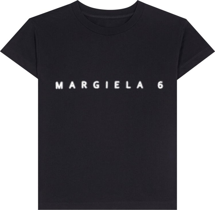 

Футболка MM6 Maison Margiela T-Shirt 'Black', черный