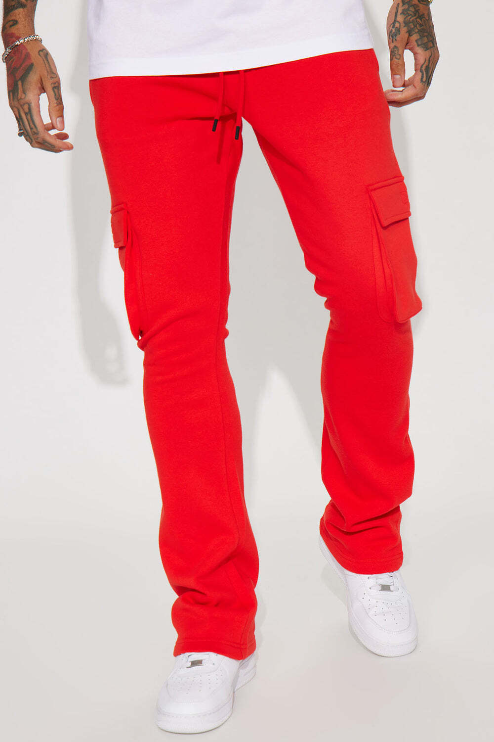 

Брюки карго Fashion Nova ZDF01N310040, красный